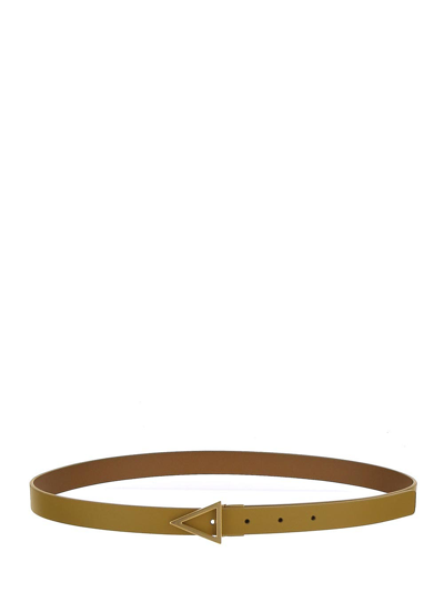 Bottega Veneta Butterscotch Belt In White