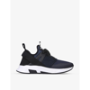 Tom Ford Jago Logo-patch Shell And Mesh Low-top Trainers In Navy