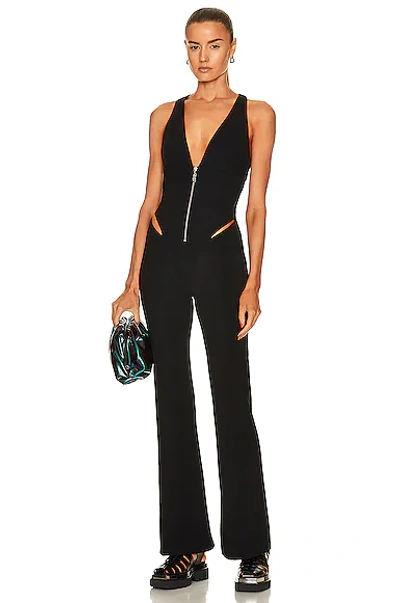 Et Ochs Ayden Cutout Stretch-jersey Jumpsuit In Black