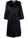 P.A.R.O.S.H TIE-FASTENING OVERSIZED COAT