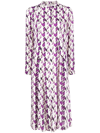 DOROTHEE SCHUMACHER GEOMETRIC PATTERN MIDI DRESS