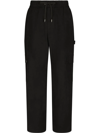 Dolce & Gabbana Elasticated Waist Track Pants In Schwarz