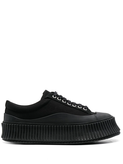 JIL SANDER LOW-TOP LACE-UP SNEAKERS