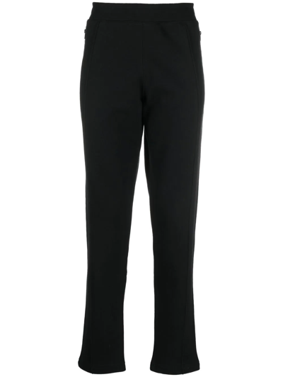 Moschino Cotton Pants With Embossed Logo In Black