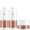 WELLA PROFESSIONALS WELLA PROFESSIONALS FUSION REPAIR SHAMPOO, CONDITIONER AND MASK SUPER SIZE REGIME BUNDLE