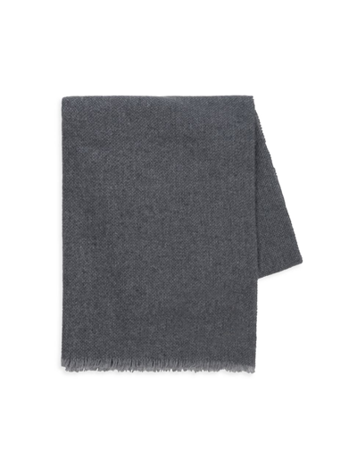 Lands Downunder Luna Italian Cashmere Throw In Charcoal