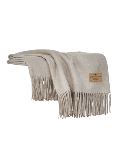 Lands Downunder Luxe Italian Cashmere Throw In Sand