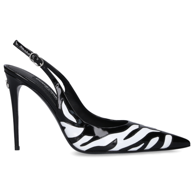 Dolce & Gabbana Pumps Lollo R 105 Calfskin In Black