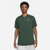 Nike Blade Logo-embroidered Dri-fit Tennis Polo Shirt In Green