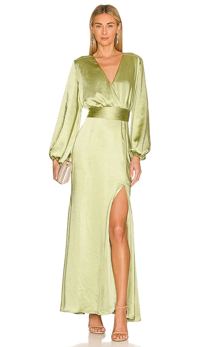 Elliatt Kai Maxi Dress Kai Maxi Dress In Avocado