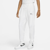 Nike Sportswear Air Men's French Terry Pants In White/black