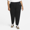 Nike Women's Air Mid-rise Fleece Jogger Pants (plus Size) In Black