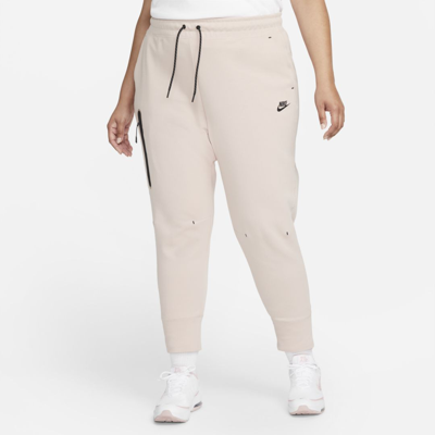 Nike Women's  Sportswear Tech Fleece Pants (plus Size) In Pink