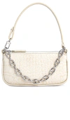 By Far Mini Rachel Shoulder Bag In Cream