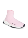 Balenciaga Babies' Little Kid's & Kid's Speed Lu Sock Sneakers In Light Pink