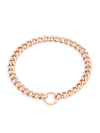 Pomellato Catene 18k Rose Gold Curb Chain Necklace