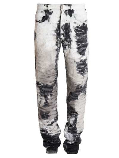 Givenchy Slim-fit Five-pocket Pants In White Black