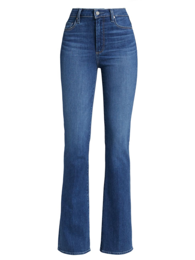 Paige Laurel Canyon Boot-cut High-rise Stretch-denim Jeans In Montreux