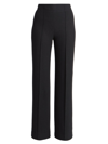Chloé Women's Pleated Wide-leg Trousers In Black
