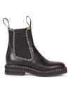 Chloé Noua Chelsea Boot Black Size 5 100% Calf-skin Leather
