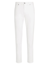 Zegna Stretch Gabardine Pants In White