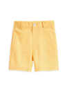 Bella Bliss Kids' Little Boy's & Boy's Twill Wilson Shorts In Yellow