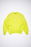 Acne Studios Crew Neck Sweatshirt In Lemon Yellow