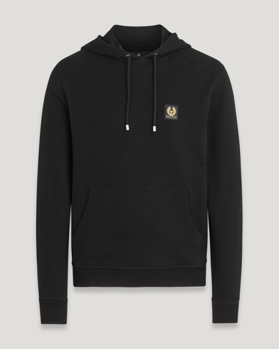 Belstaff Mens Pullover Hoodie In Black In Black Fabric