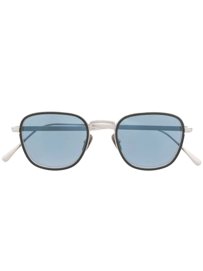 Persol Round Frame Sunglasses In Grey