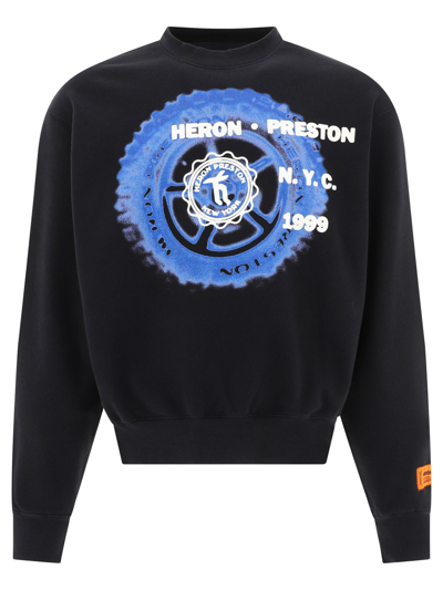 Heron Preston Offroad Crewneck Sweatshirt In Black