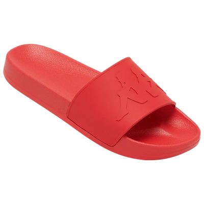 Kappa Boys  Caius 2 Slides In Red/red