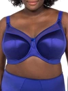 Goddess Keira Satin Side Support Bra In Ultramarine