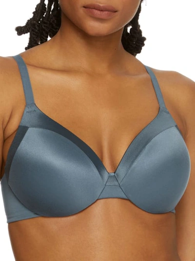Maidenform Comfort Devotion Extra Coverage T-shirt Bra In Bleached Indigo