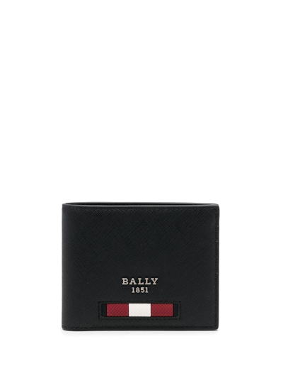 Bally Bevye Bi-fold Wallet In Black  