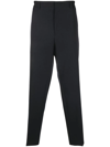 Jil Sander Slim-cut Elasticated-waistband Trousers In Blue