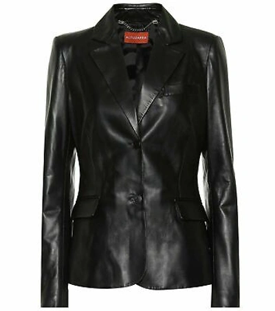 Pre-owned Asaavi Leather Blazer For Women Black Genuine Lambskin Size S M L Xl Xxl Custom Made-15