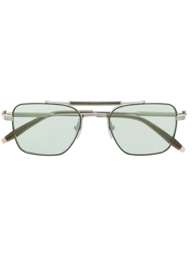 Akoni Europa Square-frame Optical Glasses In Grey