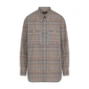 Isabel Marant Rinela Checked Long-sleeved Shirt In Multicolor