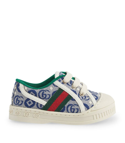 Gucci Kids Tennis 1977 Sneakers In Blue