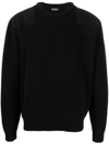 Zegna Black Techmerino Sweater In Schwarz