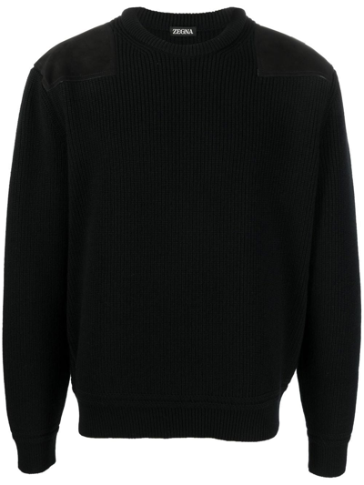 Zegna Black Techmerino Sweater