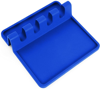 Zulay Kitchen Silicone Utensil Rest With Drip Pad In Blue