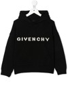 GIVENCHY KNITTED LOGO HOODIE