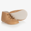 EARLY DAYS BAYPODS BROWN LACE-UP PRE-WALKER SHOES