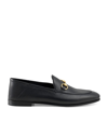 GUCCI LEATHER BRIXTON HORSEBIT LOAFERS