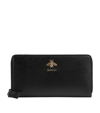 GUCCI LEATHER ANIMALIER WALLET