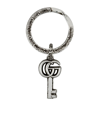 GUCCI STERLING SILVER DOUBLE G KEYRING
