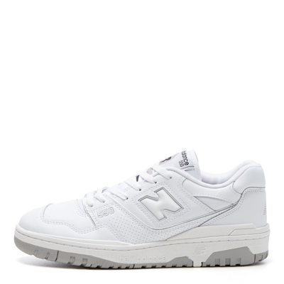 New Balance 550 Perforated Leather Sneakers In White