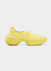 Givenchy Men's Tk-360 Slip-on Knit Sneakers In Yellow