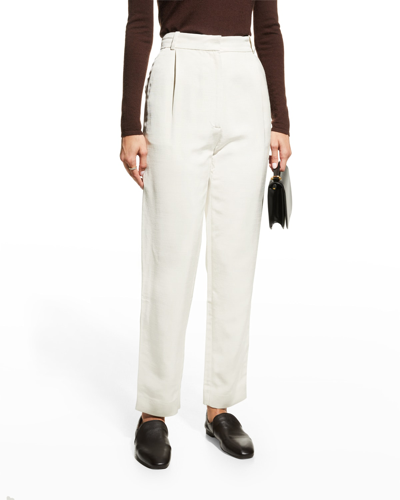 Tove Jil Pleated Front Trouser In Stone